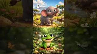 🐘 Animal ABC Song | Learn Alphabet A to H for Kids #learnenglishphonics #kids #toddlers #abcs