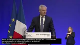 Présentation du projet de loi de finances 2022