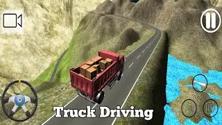 Hill Climb Truck Driving Game | #N4AGaming | truck driving cargo