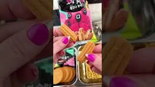 Packing School Lunch with Netflix SQUID GAME CANDY Snacks *BENTO Box* Satisfying Video ASMR! #asmr 🍭