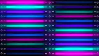 Neon Party Lights Flashing Colorful Disco Effect