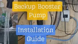 Backup Water Booster Pump for Kitchen Sink | Installation Tips
