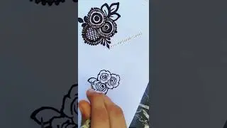 Floral flower mehandi design #flowres #gulfmehandi #mehandi #shorts
