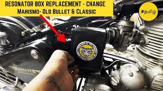 🙄Resonator Box Replacement😍 Royal Enfield Machismo, Old Bullet & Classic 350🤗 Thump restored #re