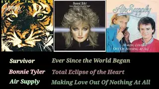 🎧[고음질] Survior - Ever Since the World Began 💢 Bonnie Tyler - Total Eclipse of the Heart 💢 Air Supply