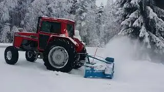 Pakkaslumia lingotaan  ---   Tane