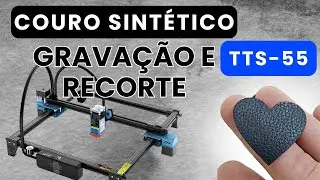 COMO FAZER GRAVAÇÃO E RECORTE EM COURO SINTÉTICO