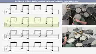 🥁 The Tracks Of My Tears   Smokey Robinson & The Miracles   Rockschool Drums Grade 1   2024