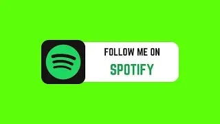 Spotify Follow Green Screen Animation | No Copyright