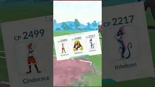 Using Galar Starter Team in #pokemongo