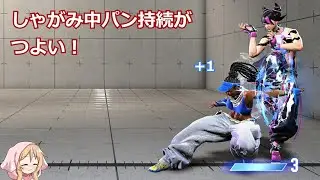 キンバリーのしゃがみ中パン持続重ね起き攻めについて【スト6】