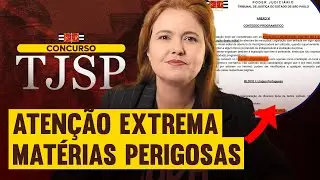 Concurso Escrevente TJSP 2025: Matérias MAIS IMPORTANTES do edital ⚠️