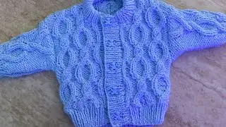 Elegant Woolen Baby Sweater Design Hand Knitting Pattern
