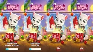 My Talking Angela(4 in 1) Level 246, 248, 250, 252- Gameplay make for kid #77