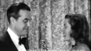 Ray Milland winning Oscar