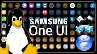 ONE UI LINUX - TEMA DE ICONES DA SAMSUNG NO XFCE GNOME