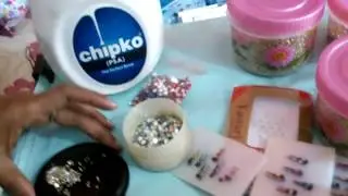 How to make fancy bindi with material Knowledge