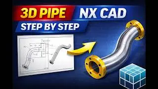 3d pipe, 3d tube, 3d cad, UGNX,#pipe #tube #cad #3d #chassis #automobile