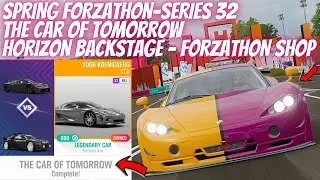 FORZA HORIZON 4-Spring forzathon challenge-THE CAR OF TOMORROW-Horizon backstage-Series 32 Full info