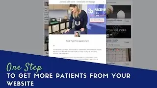 Turn Your Chiropractic Website Visitors Into New Patients With One Simple Step