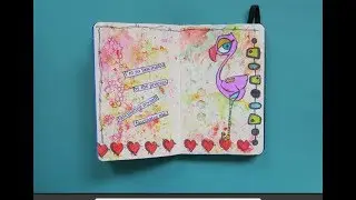 Fascinating Flamingo!! (Little Summer Art Journal)
