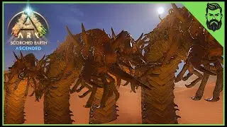 5 Deathworms attack At Once | Ark Scorched Earth Ascended