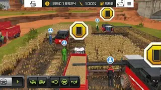 Fs18 Multiplayer - Harvest Wheat | Farming Simulator 18 Gameplay | Fs 18 Timelapse #fs18 