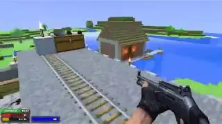 Mit der Uzi Mann