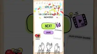 how to solve brain test level 131 apple 🍎 to gravity 🤓#braingames #braintest #solve #level