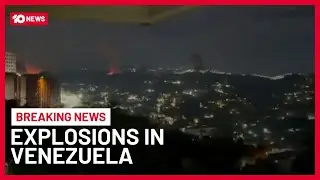 Explosions Reported In Venezuelan Capital Caracas Amid Rising Tensions With United States | 10 News