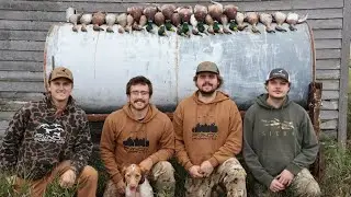 4-Man Duck Limit!! Catch, Clean Cook | North Dakota Hunting