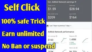 Self click 100% safe Trick Earn unlimited 2021 | no ban or suspend #Tech_Ak