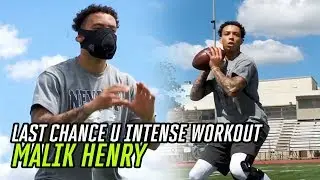Last Chance U Star Malik Henry Is BACK On His Grind! Nevada QB's INTENSE Workout 😤