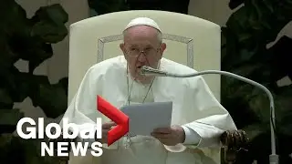 Pope tells parents to support children if they're gay; recalls Ukraine's suffering on day of prayer