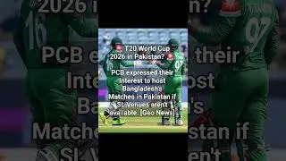 T20 World Cup 2026 in pakistan 😱 #cricket #viral #news #update #unexpected #real #comedy #shorts #yt