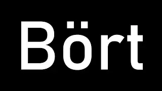 B&ouml;rt
