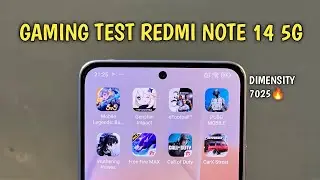 DIMENSITY 7025 TORTURE! Redmi Note 14 5G Gaming Test! PowerVR GPU is rubbish?!!