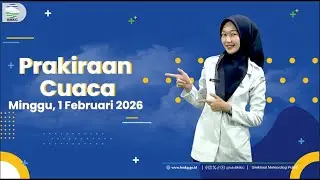 Prakiraan Cuaca Esok Hari, Minggu, 1 Februari 2026