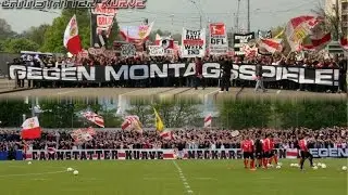 Protest gegen Montagsspiele - Ultras VfB Stuttgart - Demo & Trainingsbesuch