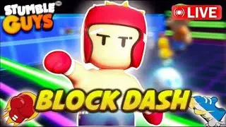 Stumble guys live stream block dash classic | Teams playing with subscribers 😎