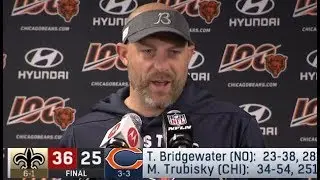 Matt Nagy details 'frustrations' in Bears' locker room after loss to Saints