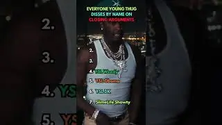 Young Thug Disses Gunna & YSL Crew in 