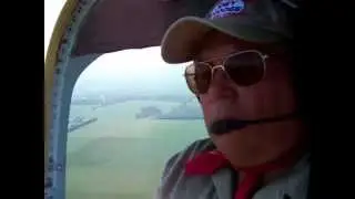 Joey Rhodes flying the Bell 47J 