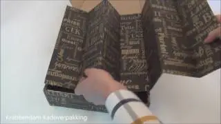 Wijndoos 3 flessen wijnverpakking Krabbendam Kadoverpakking