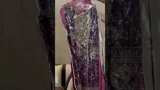 Wedding Chifon front back same sequence thread & stone crush silk grara Chifon emb dopta S m l 17000