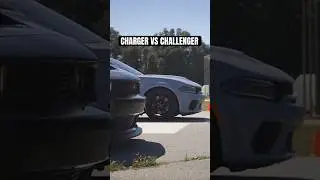 Battle of the V8's, Challenger or Charger?👇 #versus #dragrace