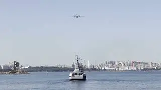 World-First Joint UAV&ndash;USV Mission: Autonomous Takeoff and Landing on a Moving USV