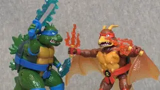 Краткий обзор | Набор фигурок Playmates TMNT x Godzilla (2 из 3)