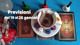 ❤️☕Dal 19 al 25 GENNAIO  FONDI di CAFFE' e PREVISIONI con Tarocchi ! Trionfano le novità !