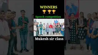 winners in speech competition #speechcompetition